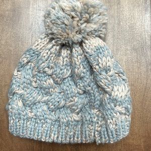 Pink and Grey Women’s Knit Hat